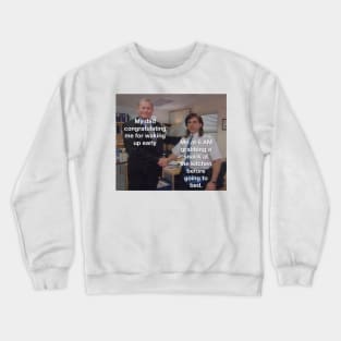 the office meme Crewneck Sweatshirt